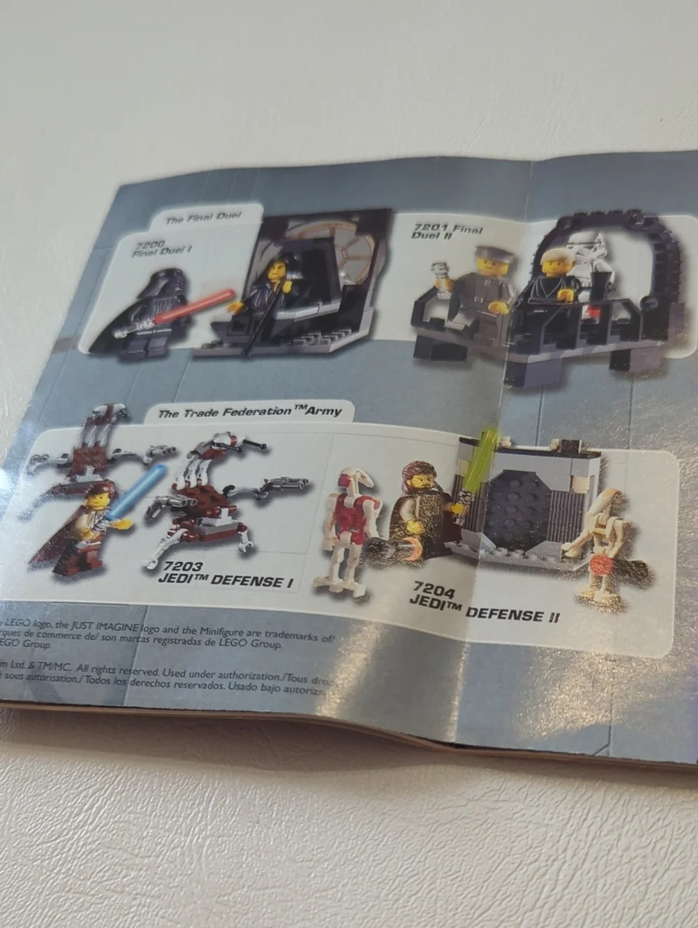 Vintage Star Wars Lego Set 7119 Twin-Pod Cloud Car With Minifigure 2002 Legos